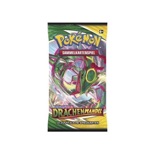 Pokemon Schwert & Schild Drachenwandel Booster Rayquaza Artwork