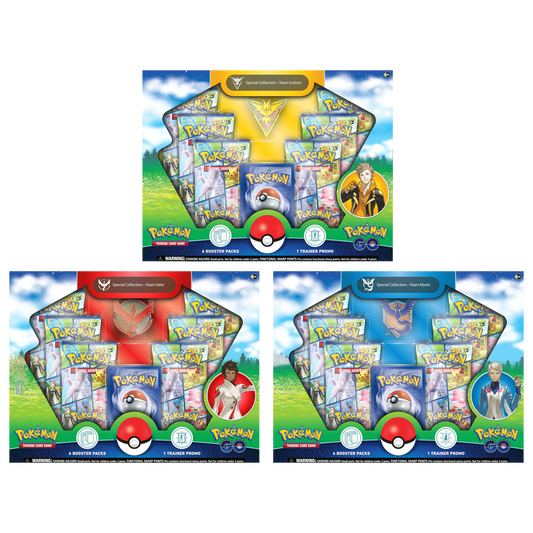 Pokemon GO Special Collection Team Instinct / Team Mystic / Team Valor 