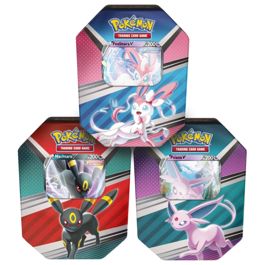 Pokemon Frühjahrs Tin Boxen 2022 Feelinara/Nachtara/Psiana 