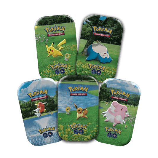 Pokemon Mini Tin alle 5 Artworks