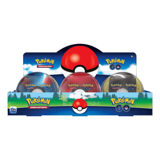 Pokemon Go pokeball tin Display aufsteller