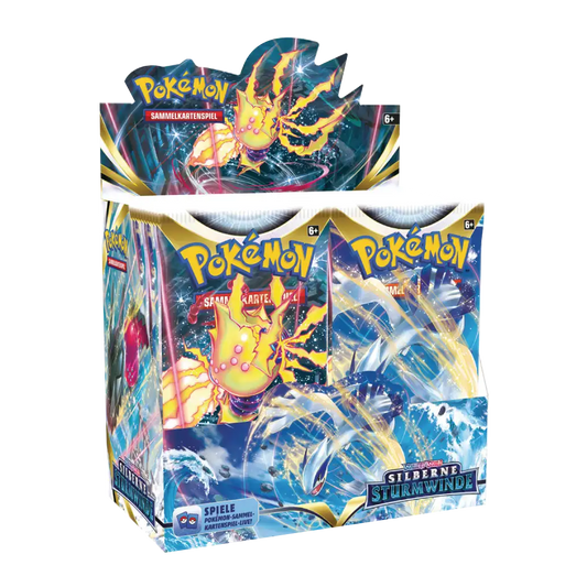 Pokemon Silberne Sturmwinde Display deutsch