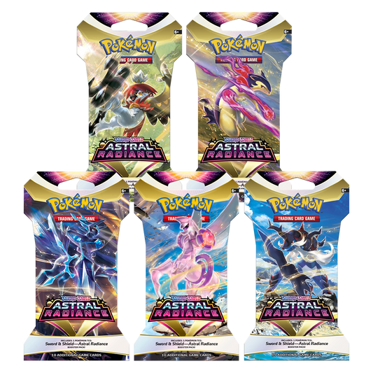 Pokemon Sword & Shield Astral Radiance Sleeved Booster alle artworks