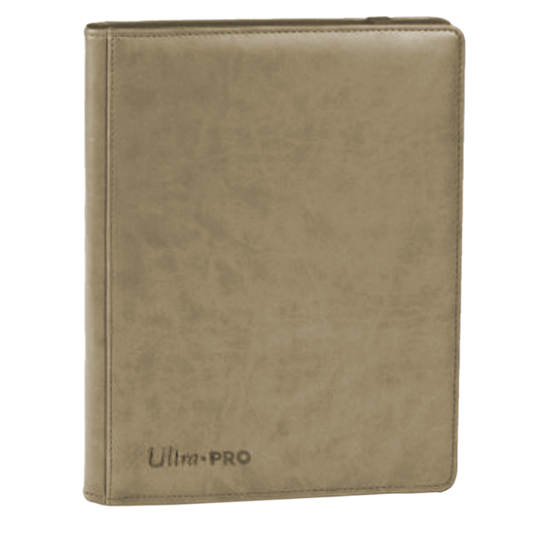 UltraPro Premium Pro-Binder 9-Taschen Portfolio Weiß(beige)