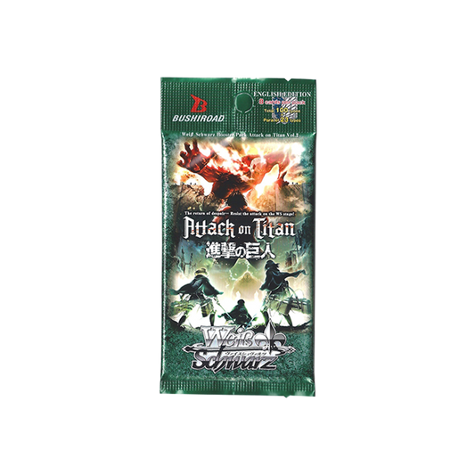 Weiß schwarz Attack on Titan Volume 2 Booster