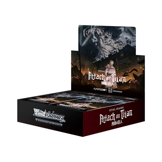 Weiß Schwarz Attack On Titan Final Season Booster Display