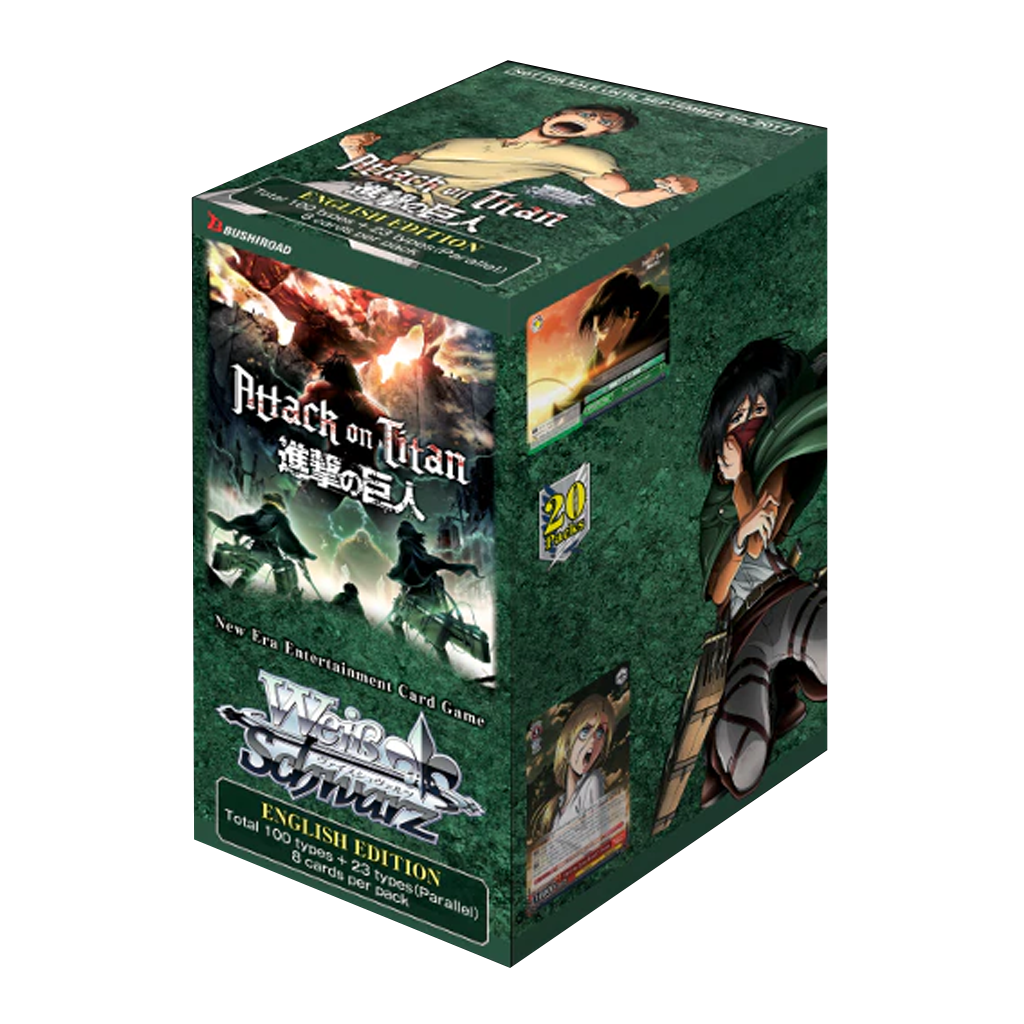 Weiß Schwarz Attack On Titan Volume 2 Booster Display Reprint