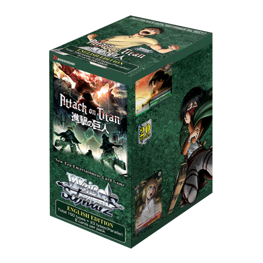 Weiß Schwarz Attack On Titan Volume 2 Booster Display Reprint