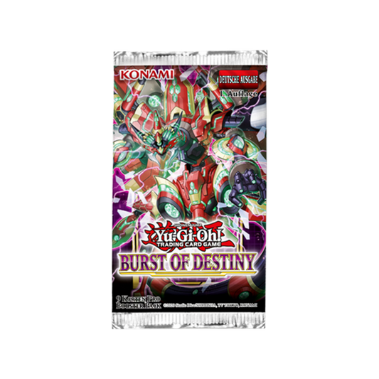 Yugioh Burst of Destiny Booster Pack 1.Auflage deutsch
