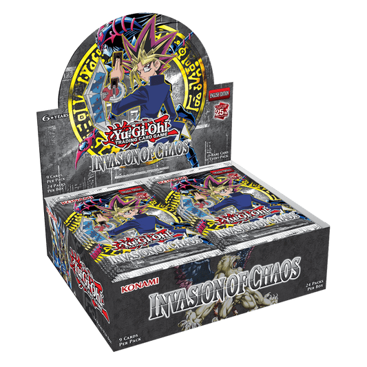 Yugioh Invasion of Chaos Display 25th Anniversary