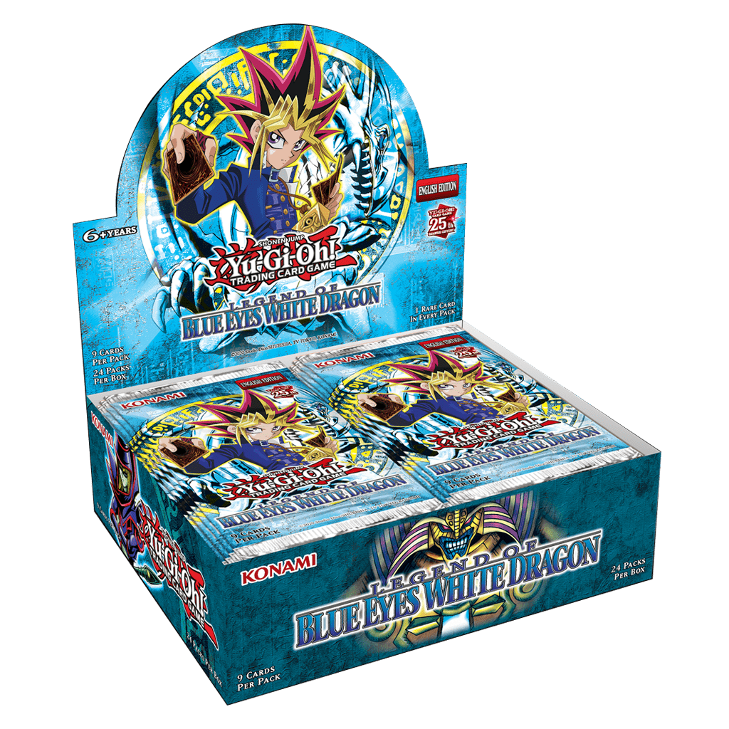 Yugioh Legend of Blue eyes White Dragon Display 25th Anniversary