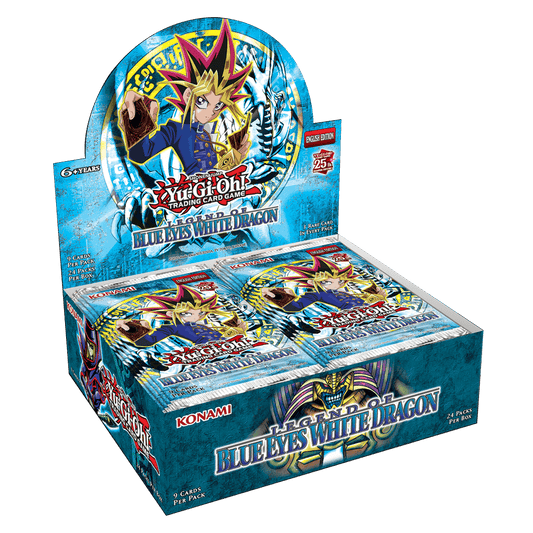 Yugioh Legend of Blue eyes White Dragon Display 25th Anniversary