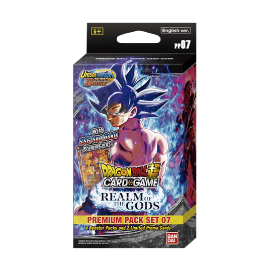 Dragonball Super Card Game Realm of the Gods Unison Warrior Series 07 PP07 Premium Pack