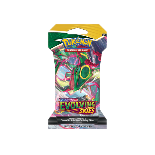pokemon evolving skies sleeved booster englisch rayquaza artwork